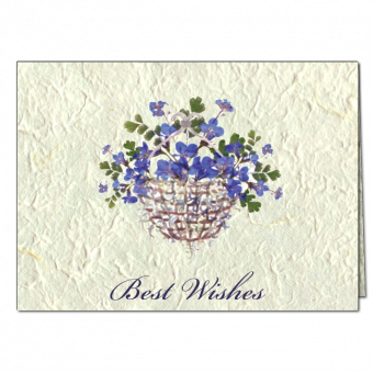 Best Wishes Note Card