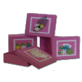 4-Piece Pink Mulberry Box Set