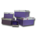 5-Piece Lavender Mulberry Box Set "Butterflies"